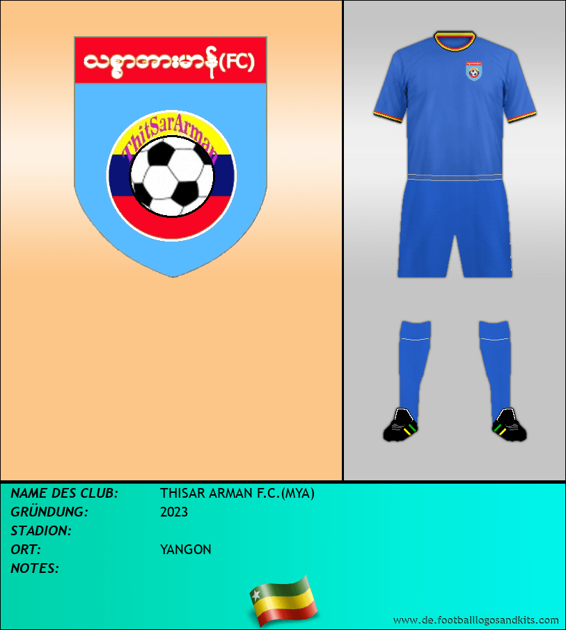 Logo THISAR ARMAN F.C.(MYA)