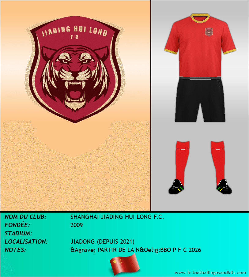 Logo de SHANGHAI JIADING HUI LONG F.C.