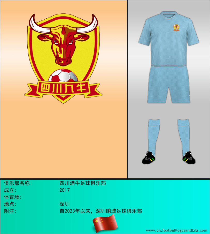 标志四川酒牛足球俱乐部