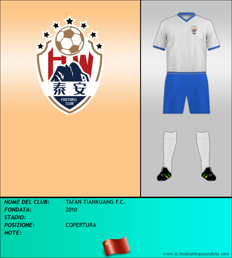 Logo di TAI'AN TIANKUANG F.C.