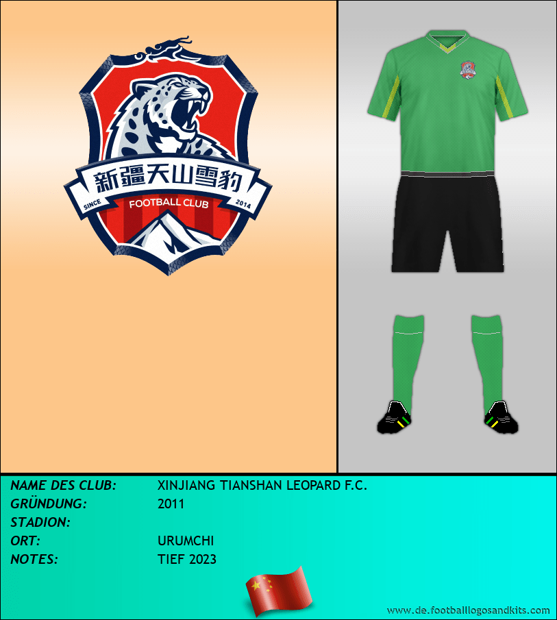 Logo XINJIANG TIANSHAN LEOPARD F.C.