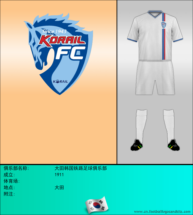 标志大田韩国铁路足球俱乐部