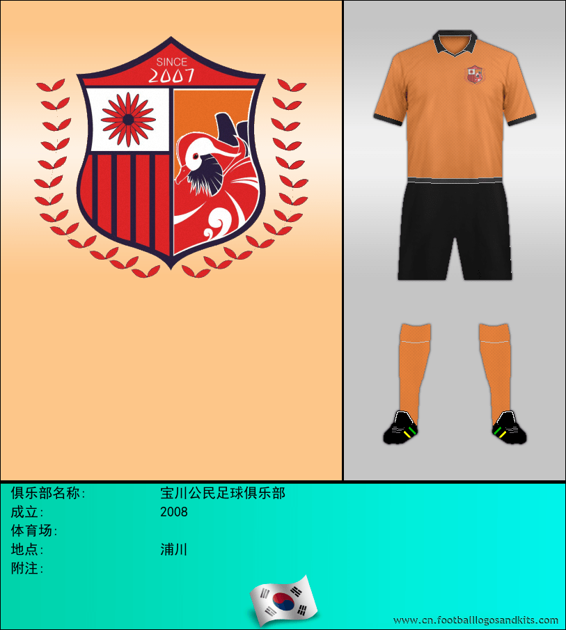 标志宝川公民足球俱乐部