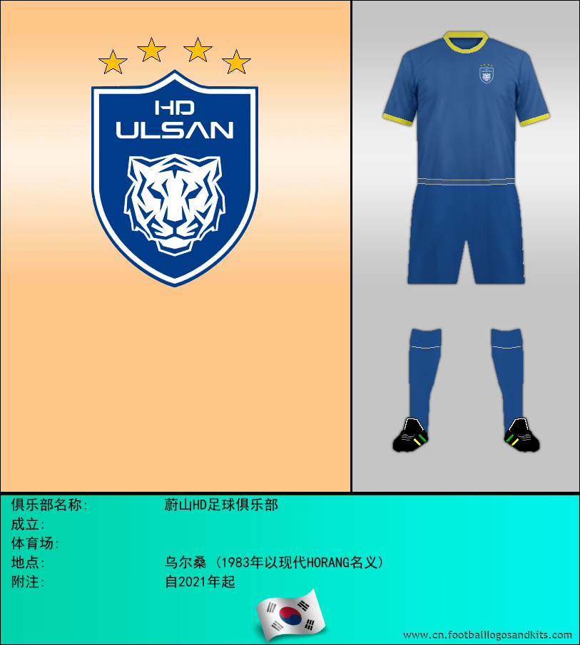 标志蔚山HD足球俱乐部