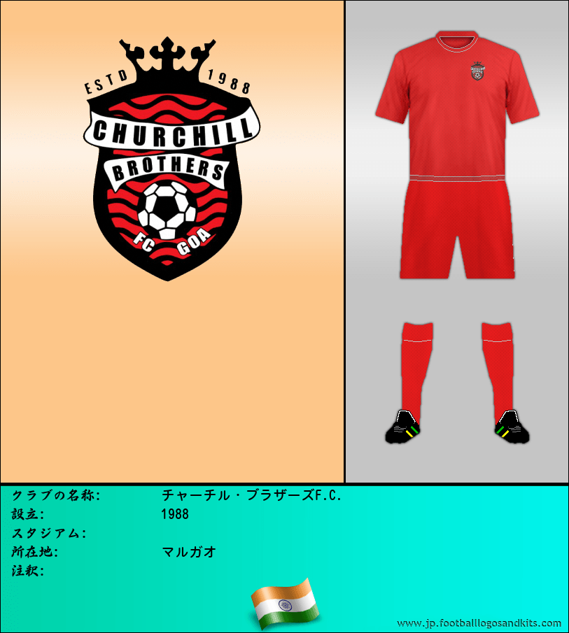 のロゴチャーチル・ブラザーズF.C.