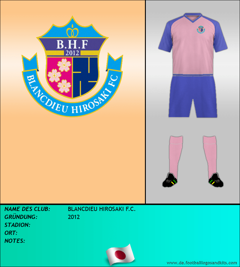 Logo BLANCDIEU HIROSAKI F.C.