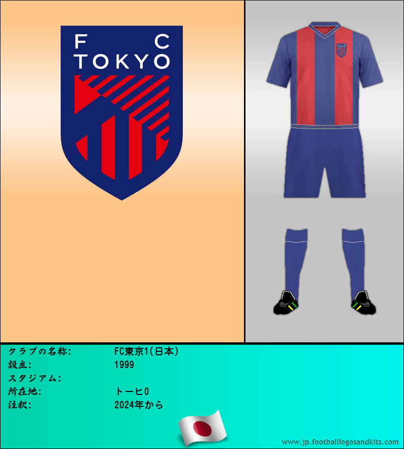 のロゴFC東京1(日本)