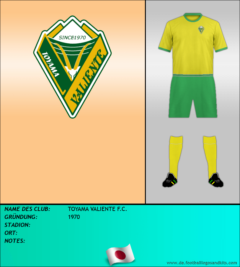 Logo TOYAMA VALIENTE F.C.