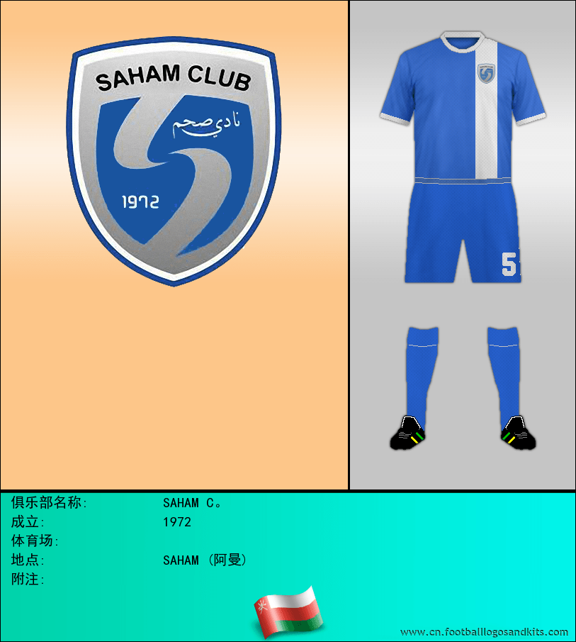 标志SAHAM C。