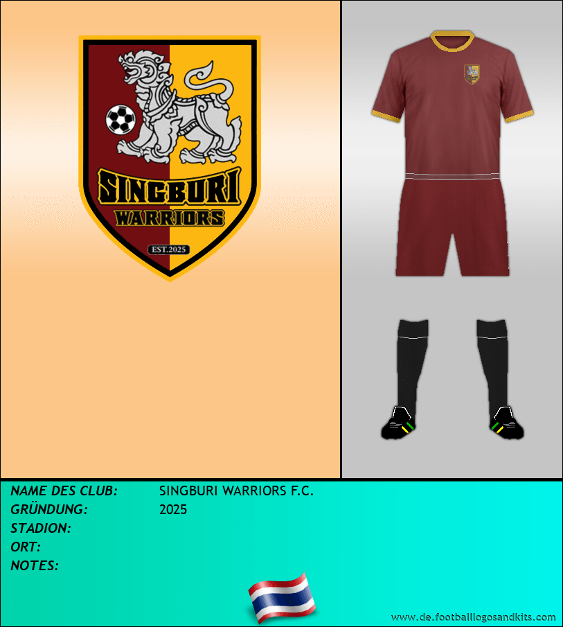 Logo SINGBURI WARRIORS F.C.