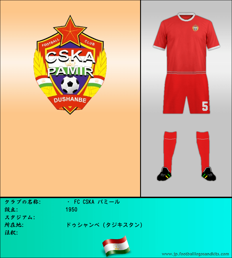 のロゴ・ FC CSKA パミール