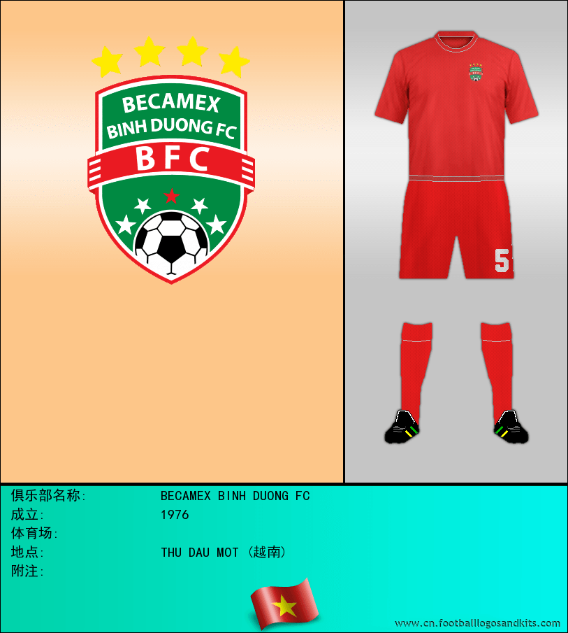 标志BECAMEX BINH DUONG FC