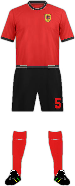 Kit ÉQUIPE D'ANGOLA DE FOOTBALL