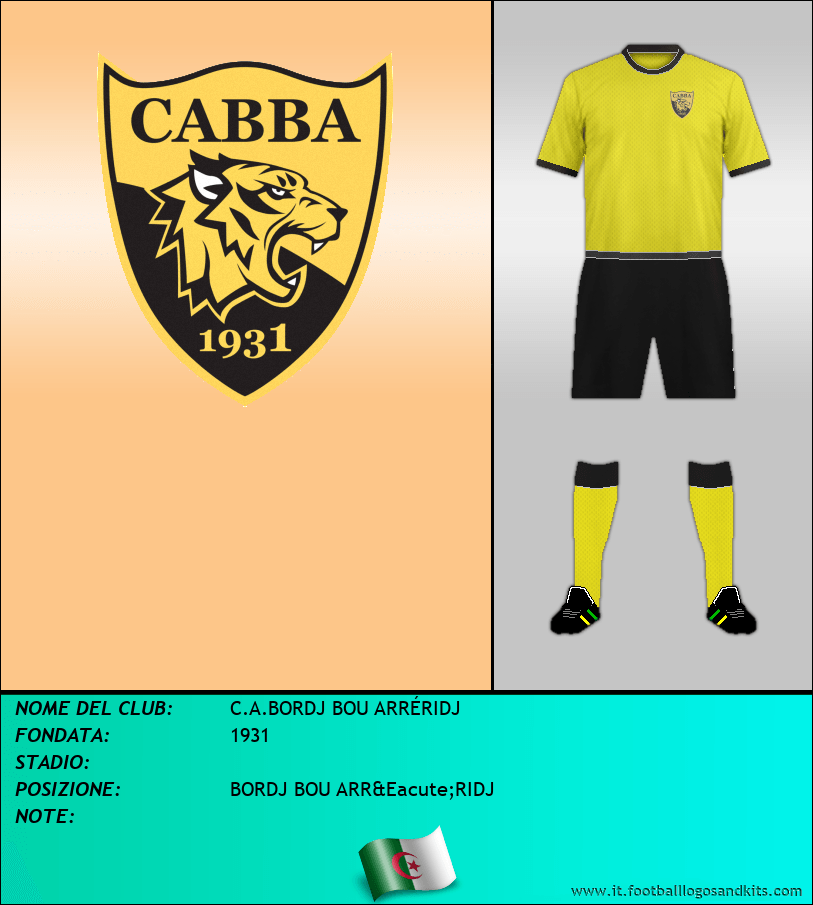 Logo di C.A.BORDJ BOU ARRÉRIDJ