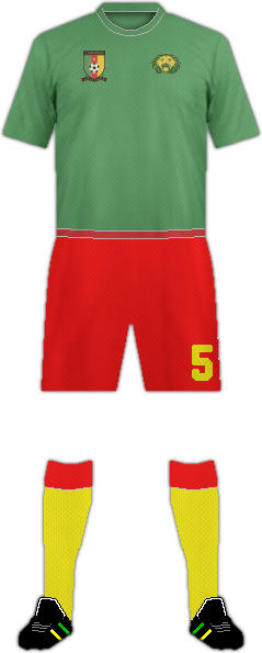 Kit ÉQUIPE D'CAMEROUN DE FOOTBALL