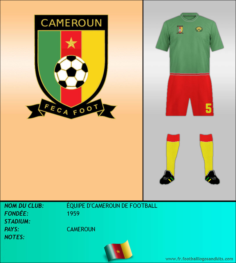 Logo de ÉQUIPE D'CAMEROUN DE FOOTBALL