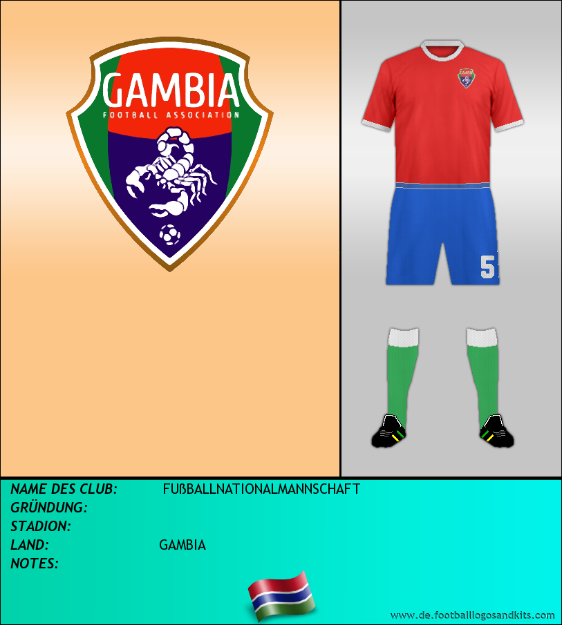 Logo SELECCIÓN DE GAMBIA