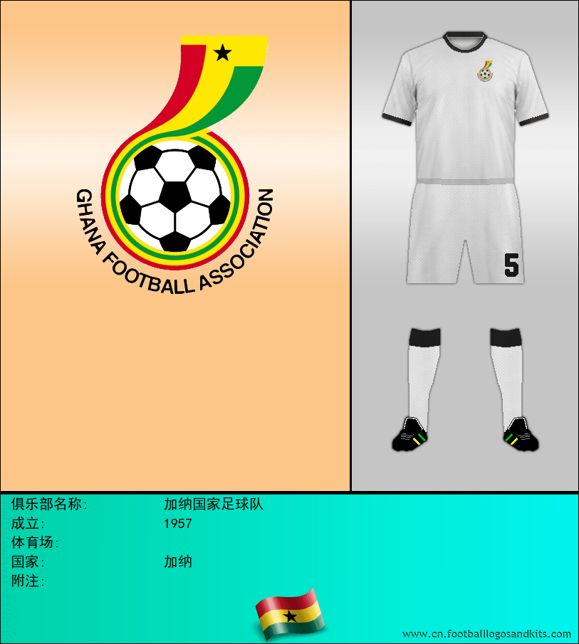 标志加纳国家足球队