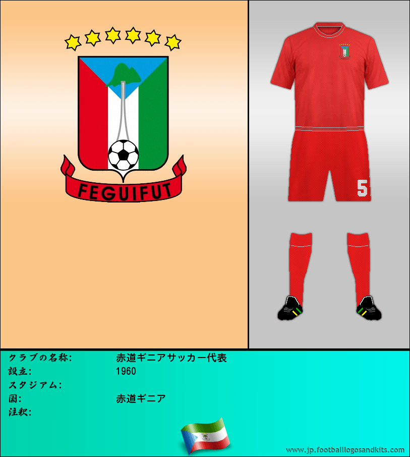 のロゴ赤道ギニアサッカー代表