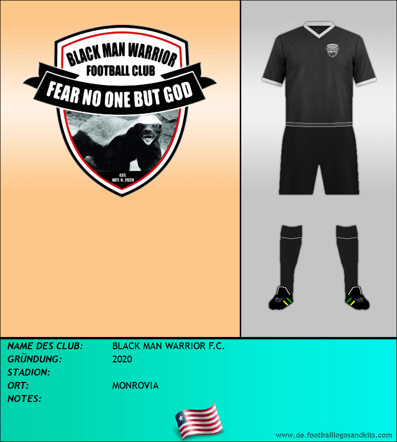 Logo BLACK MAN WARRIOR F.C.