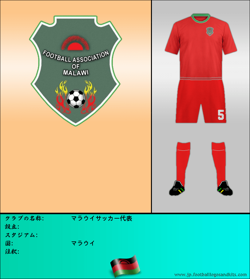 のロゴマラウイサッカー代表