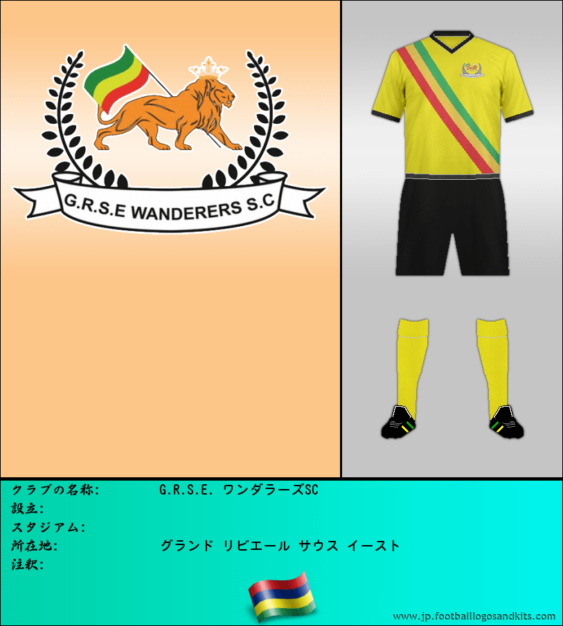 のロゴG.R.S.E. ワンダラーズSC