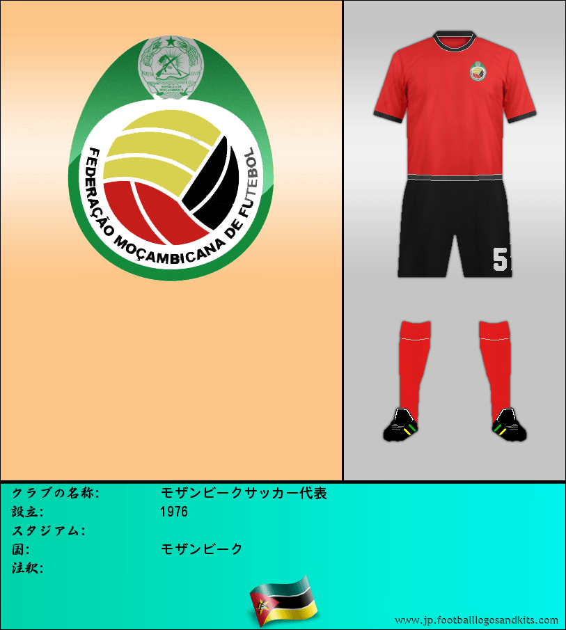 のロゴモザンビークサッカー代表