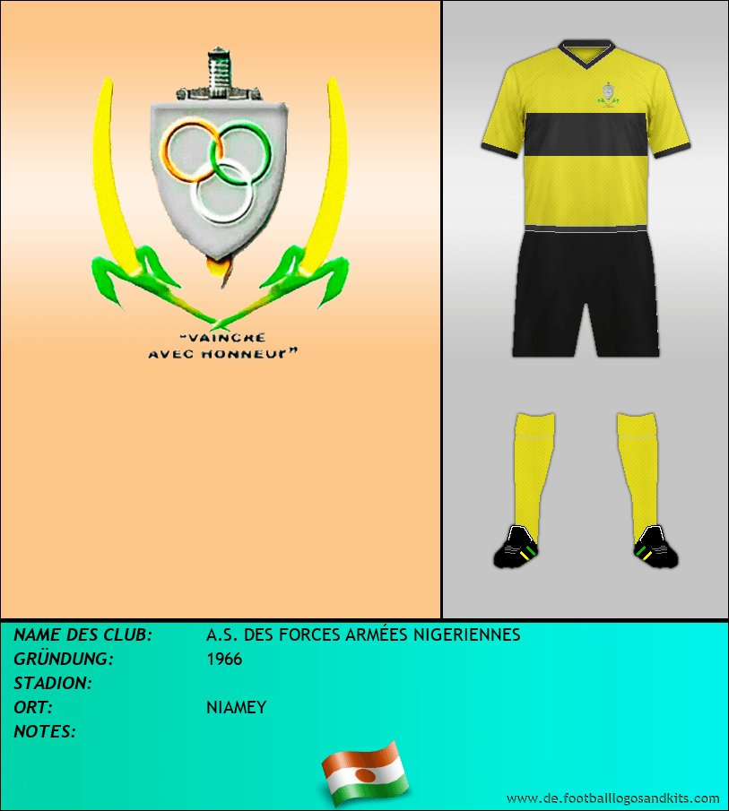 Logo A.S. DES FORCES ARMÉES NIGERIENNES