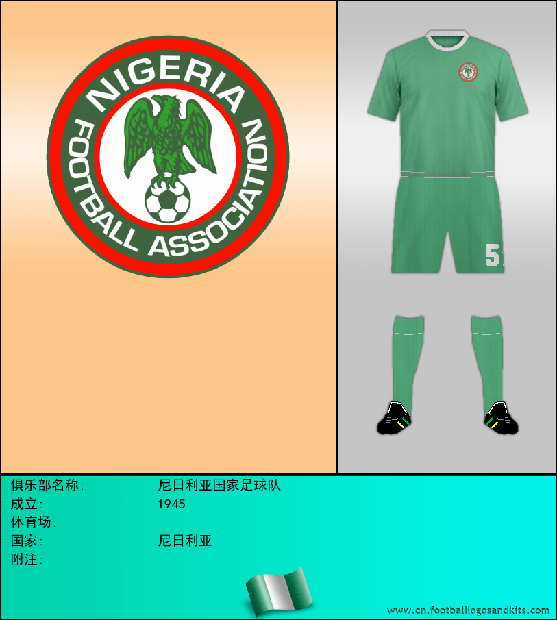 标志尼日利亚国家足球队