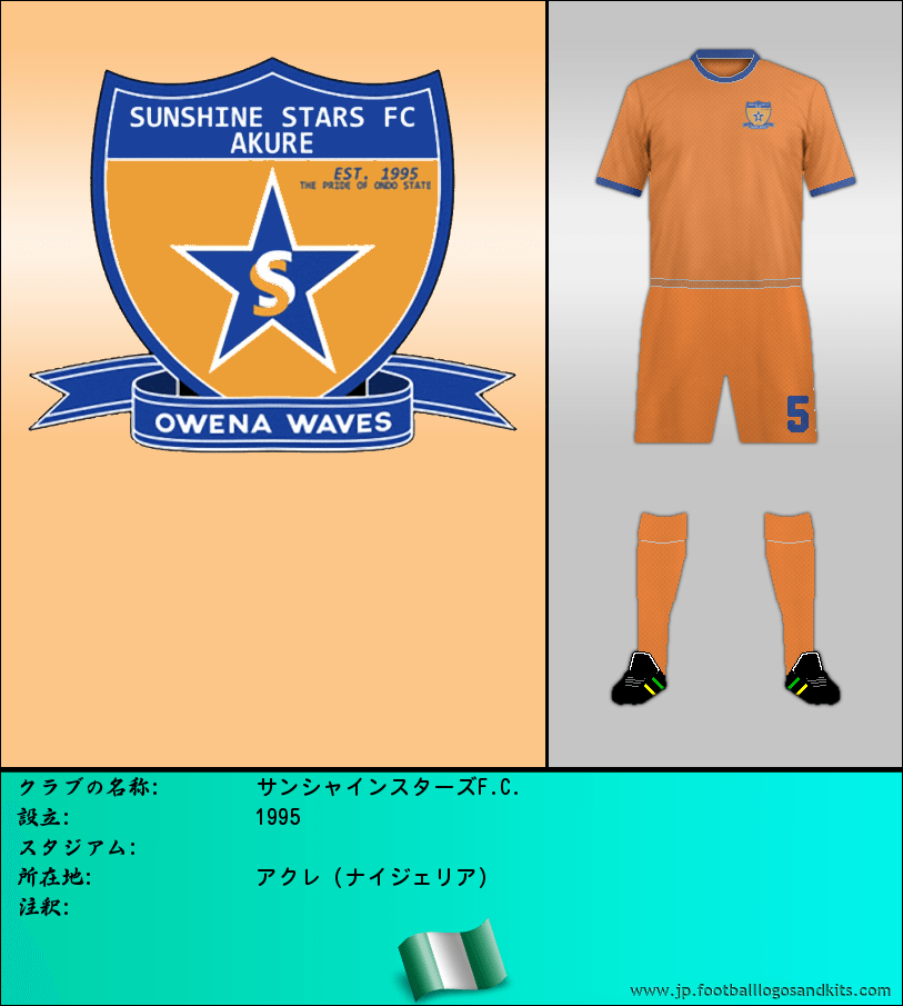 のロゴサンシャインスターズF.C.