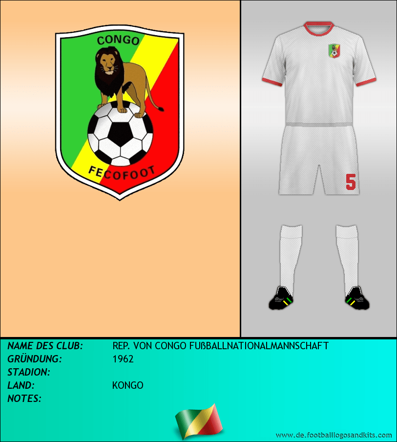 Logo REP. VON CONGO FUßBALLNATIONALMANNSCHAFT