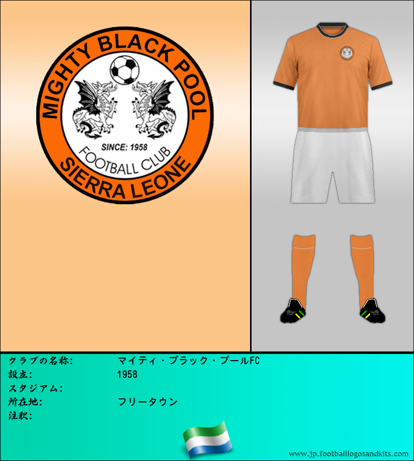 のロゴマイティ・ブラック・プールFC