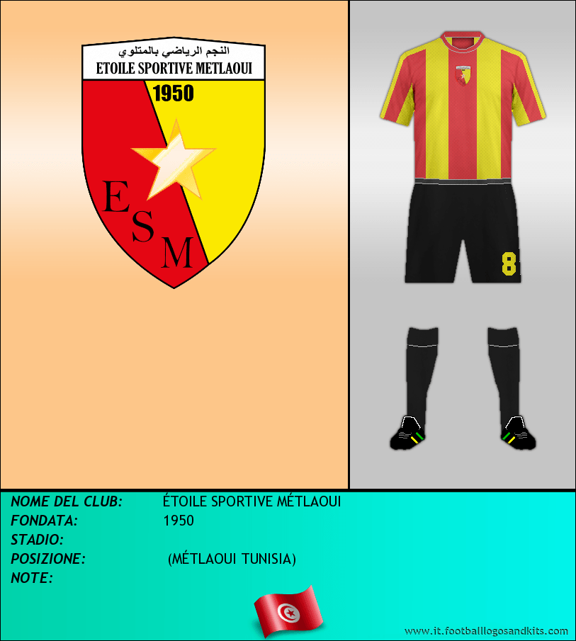 Logo di ÉTOILE SPORTIVE MÉTLAOUI