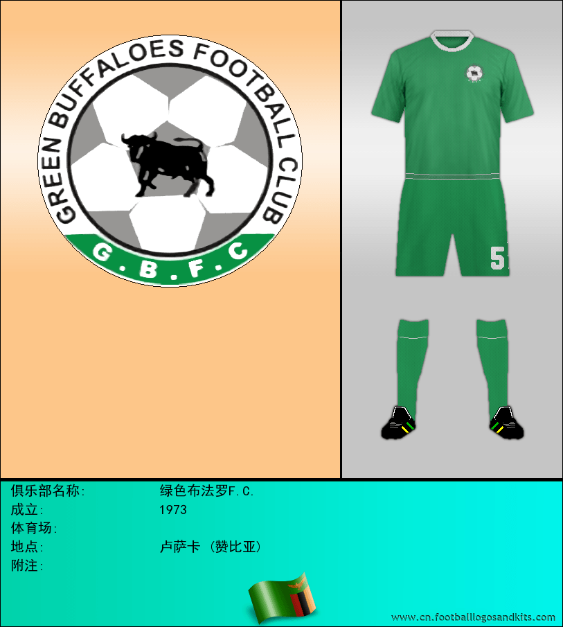 标志绿色布法罗F.C.
