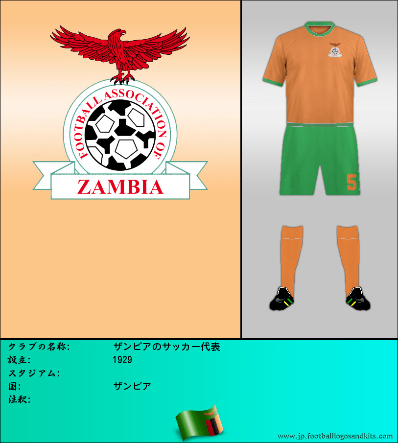 のロゴザンビアのサッカー代表