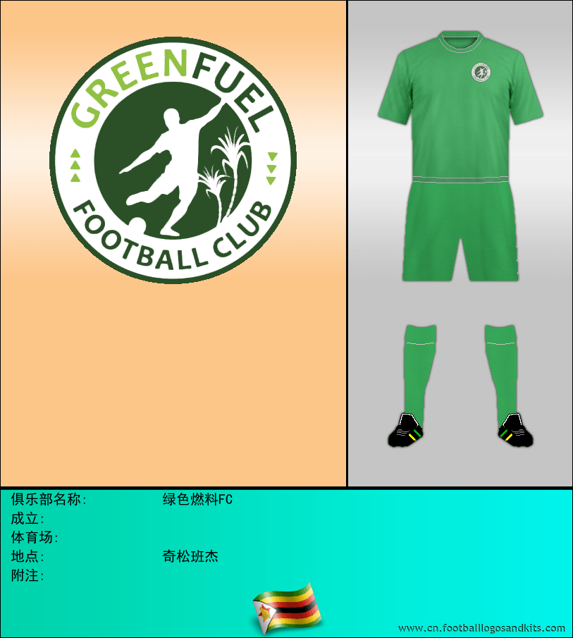 标志绿色燃料FC