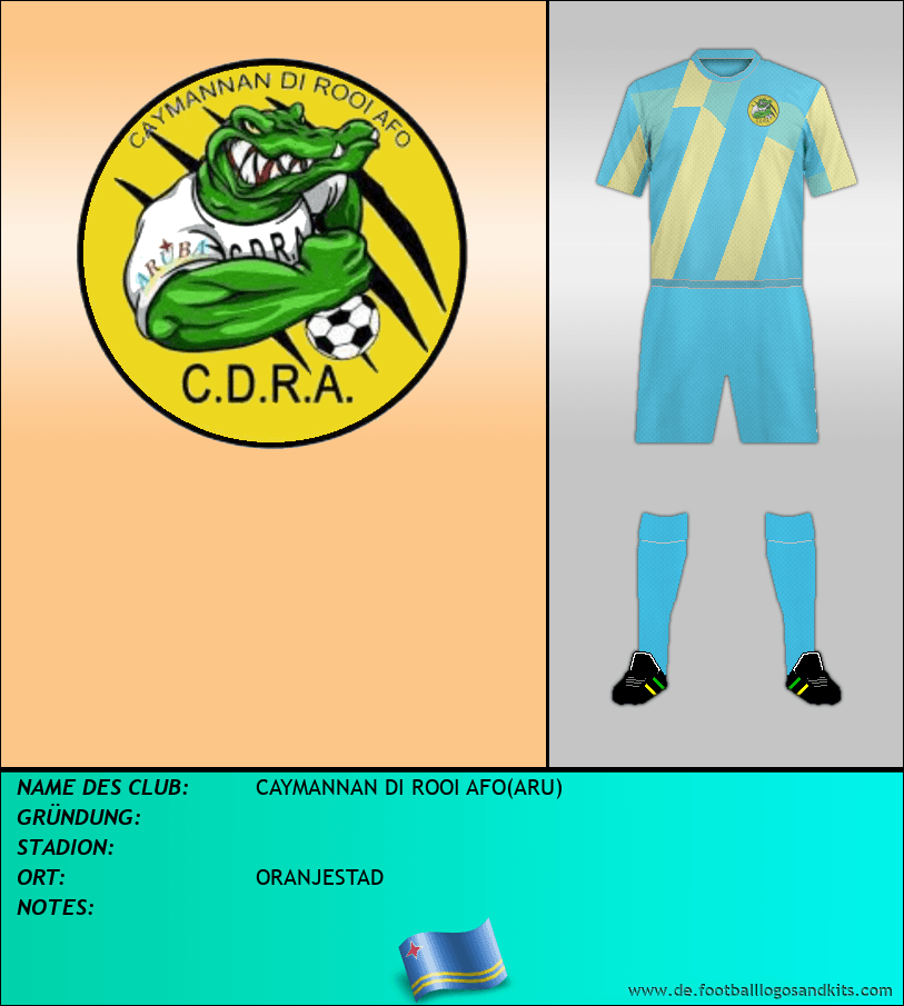 Logo CAYMANNAN DI ROOI AFO(ARU)