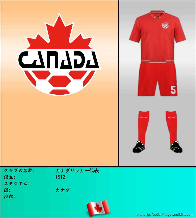 のロゴカナダサッカー代表