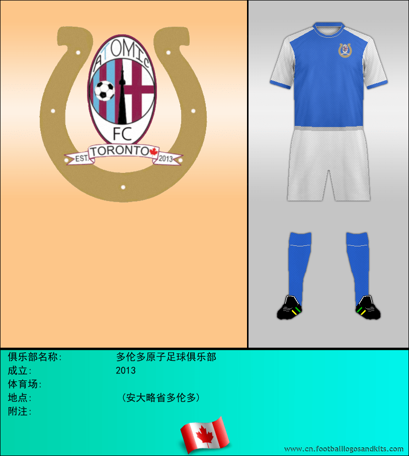 标志多伦多原子足球俱乐部