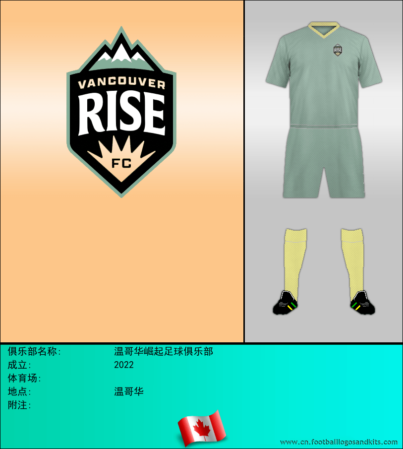 标志温哥华崛起足球俱乐部