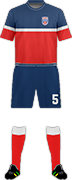 Kit ÉQUIPE D'CUBA DE FOOTBALL