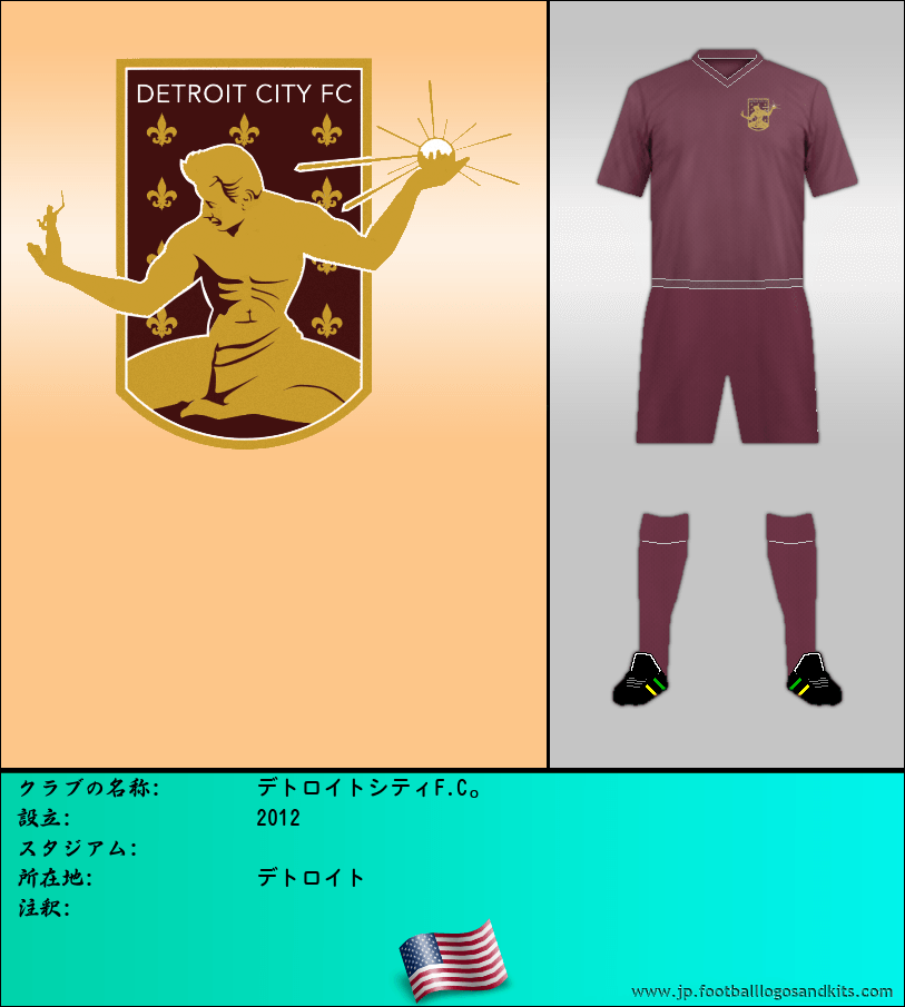 のロゴデトロイトシティF.C。