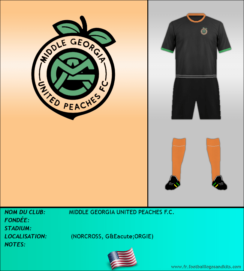 Logo de MIDDLE GEORGIA UNITED PEACHES F.C.