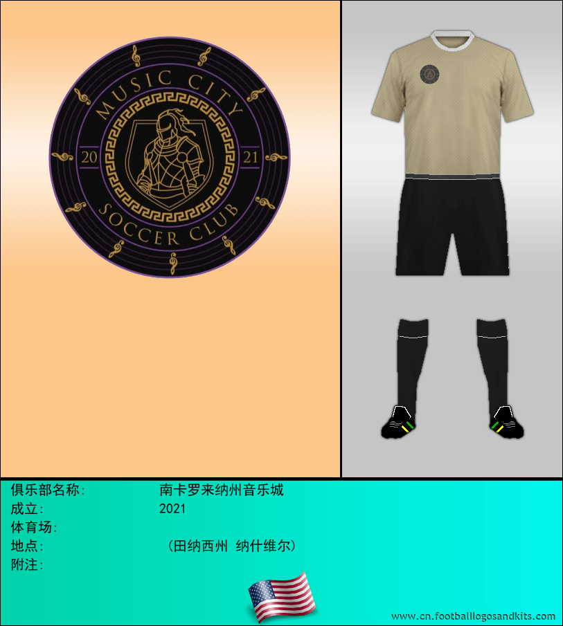标志南卡罗来纳州音乐城