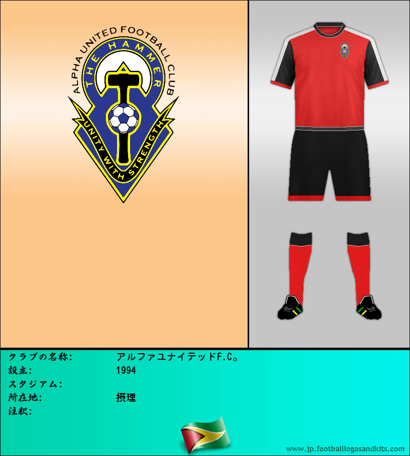 のロゴアルファユナイテッドF.C。