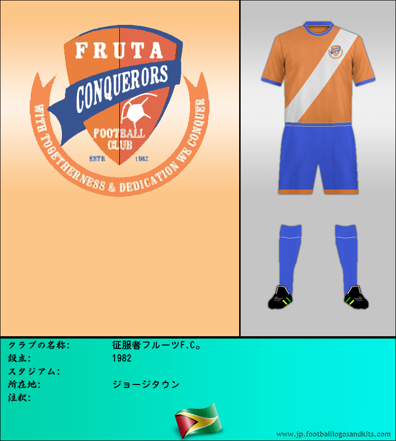 のロゴ征服者フルーツF.C。