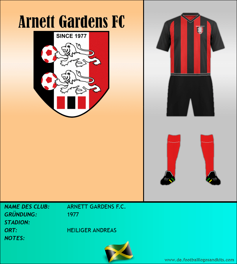 Logo ARNETT GARDENS F.C.