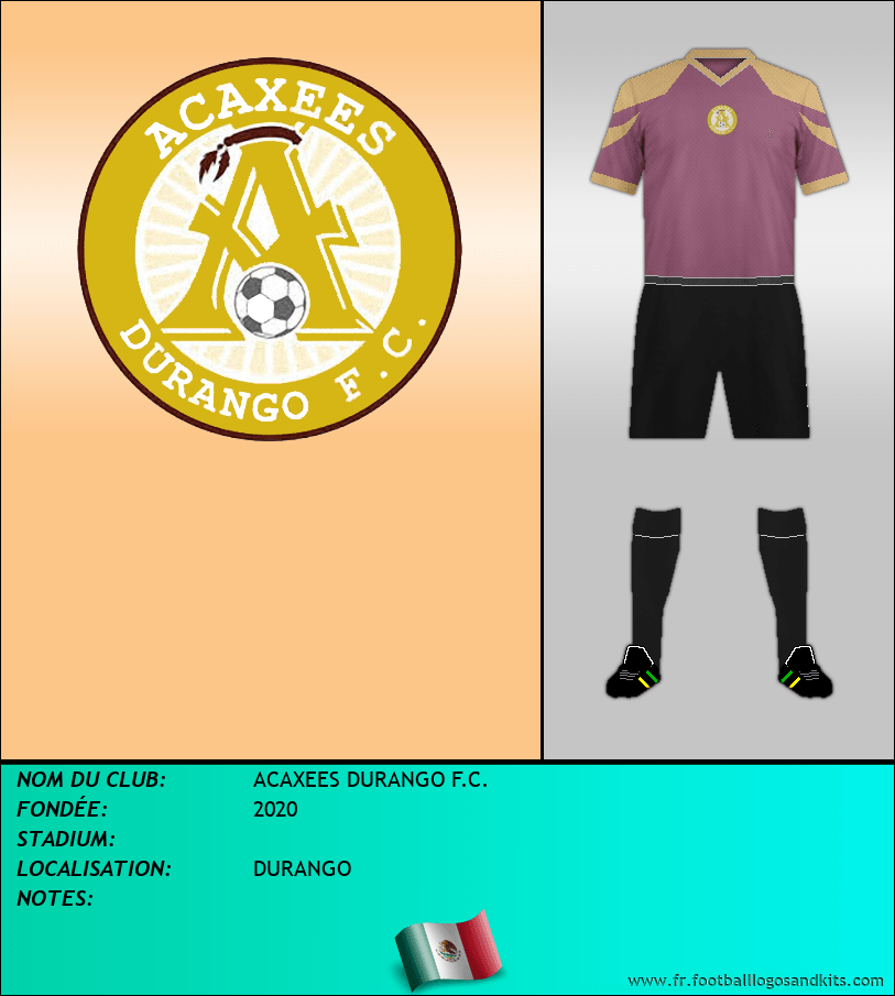 Logo de ACAXEES DURANGO F.C.