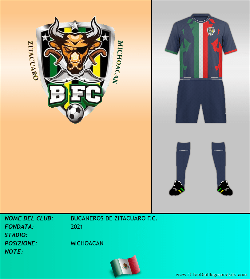 Logo di BUCANEROS DE ZITACUARO F.C.