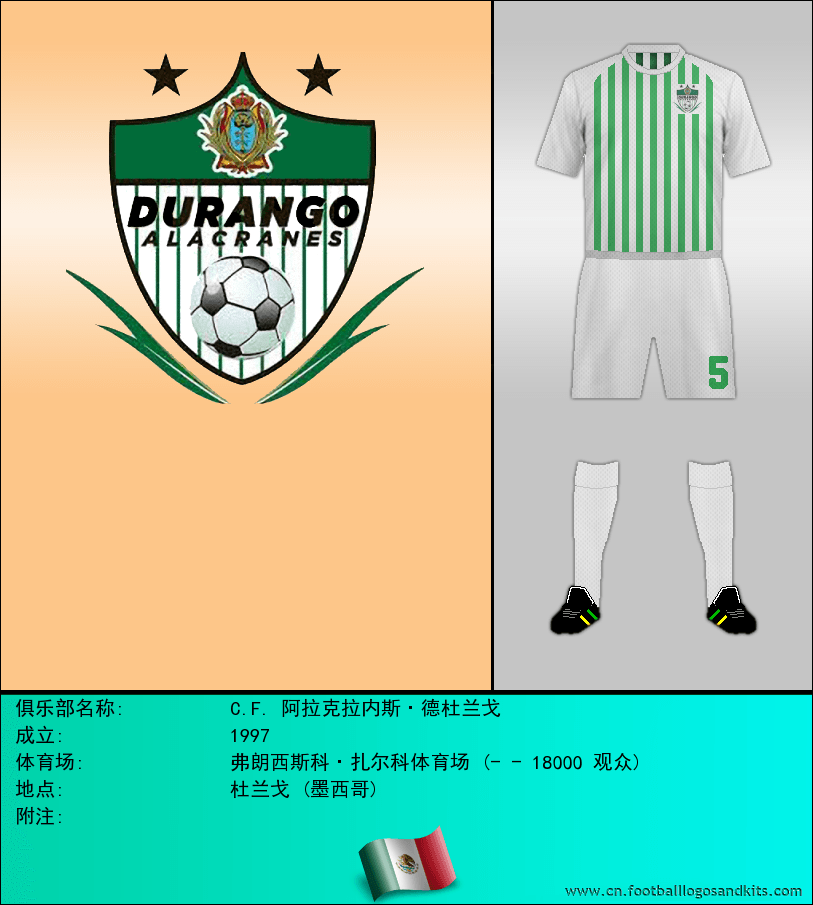 标志C.F. 阿拉克拉内斯·德杜兰戈